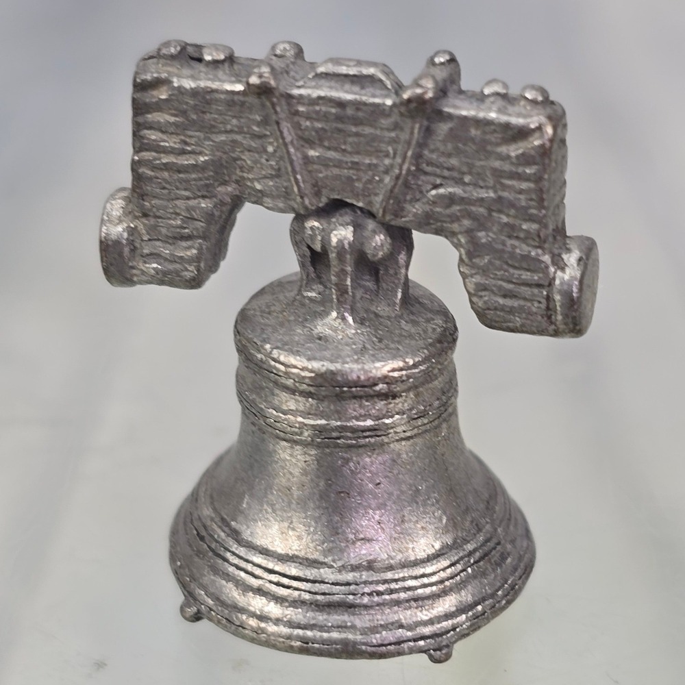 The America Monopoly Liberty Bell Game Piece Token Metal Silver 2002 Replacement